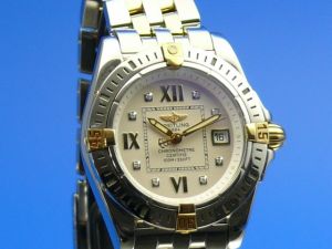 Breitling Cockpit Lady Stahl/Gold Brillant Zifferblatt