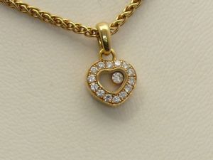 Chopard Happy Diamonds Kette mit Herz/Brillanten