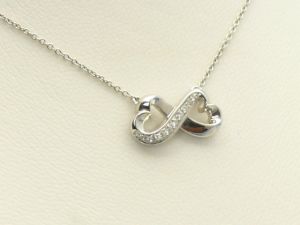 Tiffany & Co. Kette mit Anh�nger/Brillanten 750K Wei�gold