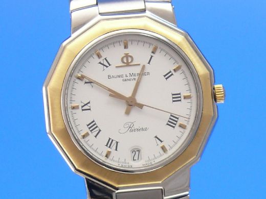 Baume&Mercier Riviera Stahl/Gold