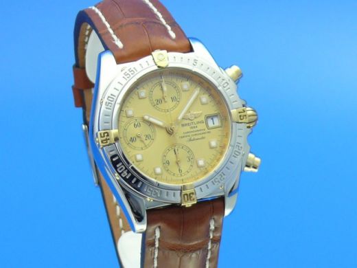 Breitling Cockpit Chrono Stahl/Gold