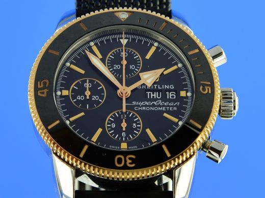 Breitling Superocean Heritage Chronograph Stahl/Rotgold
