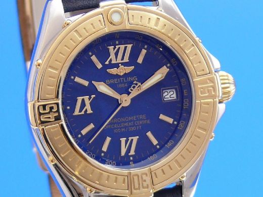 Breitling Windrider Lady B-Class Stahl/Gold 750K