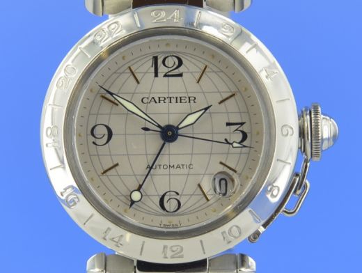 Cartier Pasha GMT 35 mm Automatik