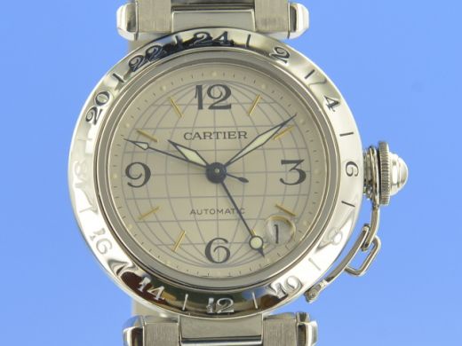 Cartier Pasha GMT 35 mm Automatik