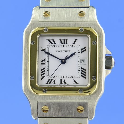 Cartier Santos Automatik Stahl/Gold