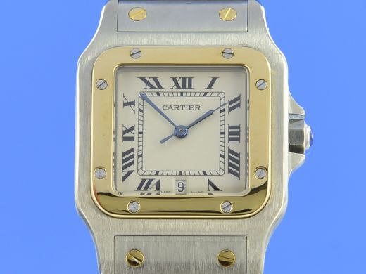 Cartier Santos Galbe Stahl/Gold