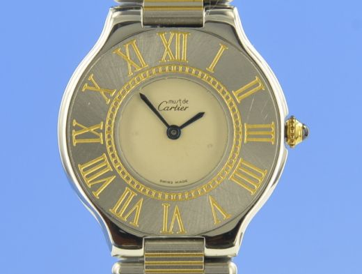 Cartier must 21 Quarz Damenuhr 31 mm