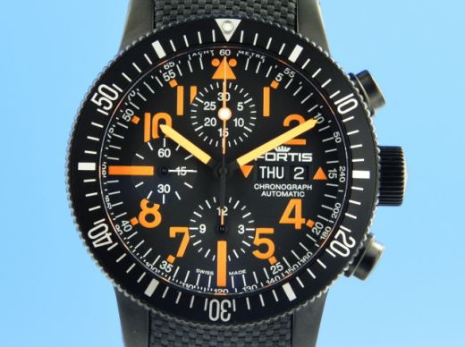 Fortis B 42 Black Mars 500 Chronograph Limited Edition 638.2 638.28.141