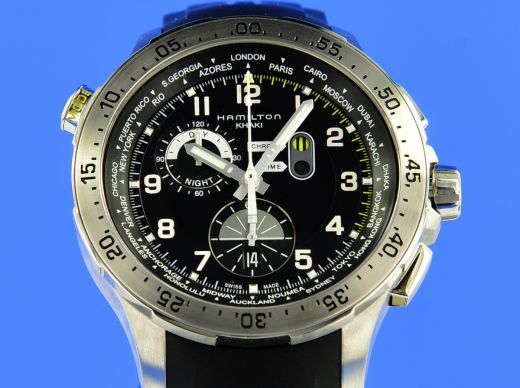 Hamilton Khaki Aviation Worldtimer Chronograph