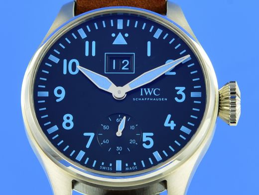 IWC Big Pilots Watch Bucherer Blue 100St. Weltweit