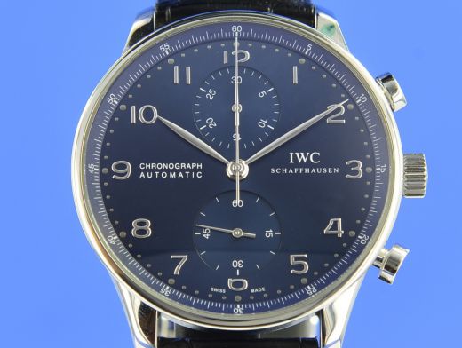 IWC Portugieser Chronograph Blue Dail