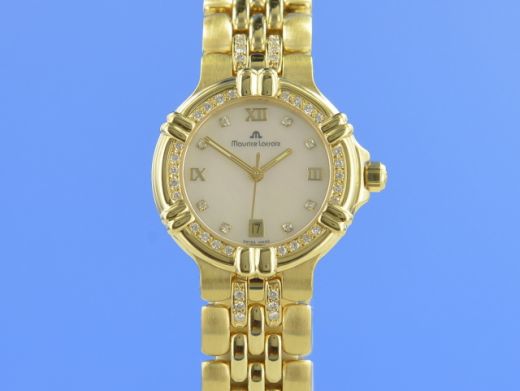 Maurice Lacroix Damenuhr Damenuhr Gold Perlmutt Maurice