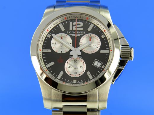 Longines Conquest 1/100th Roland Garros Chronograph L3.700.4.79.6