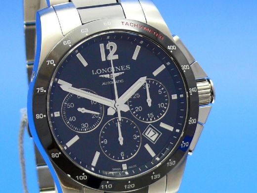 Longines Conquest Chronograph Keramik NP 2.780