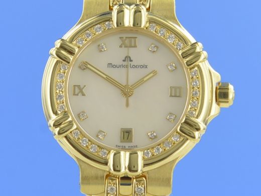 Maurice Lacroix Calypso 18K Gelbgold Brillanten