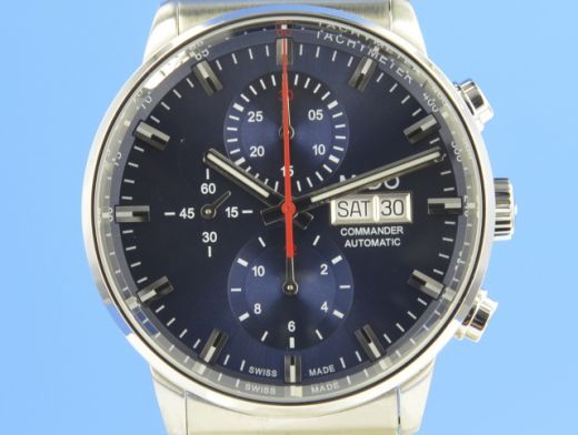 Mido Commander II blue Dial DayDate