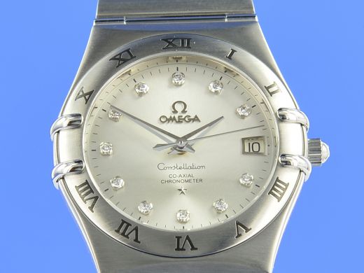 Omega Constellation Automatik Co-Axial Diamamanten