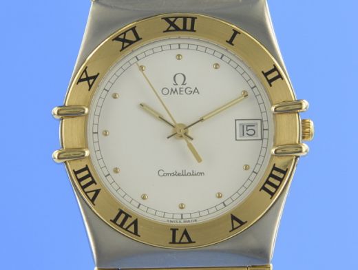 Omega Constellation Stahl/Gold Herren 34 mm