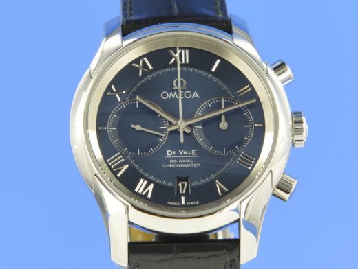 Omega Hour Vision De Ville Co-axial 42mm Chronograph Deep Blue