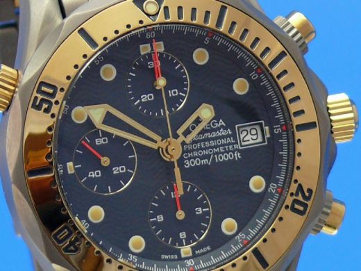 Omega Seamaster Diver 300 Chrono Titan/Rosgold