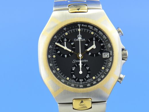 Omega Seamaster Olympia Albertville 1992 Barcelona ltd. Stahl / Gold