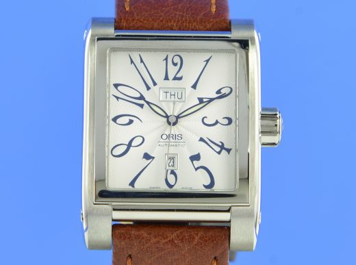 Oris Culture Rectangular Day Date 7538