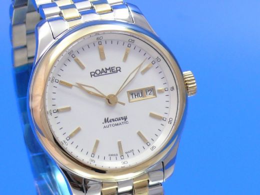 Roamer Mercury Herrenuhr Stahl/Gold (vergoldet)