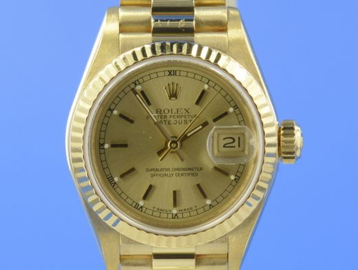 Rolex Lady- Datejust 18K/750 Gelbgold