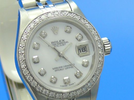 Rolex Lady-Datejust Brilliantziffernblatt & L�nette NICHT ROLEX