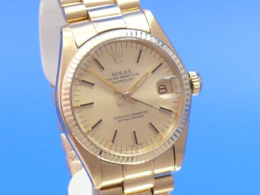 Rolex Datejust 31mm Medium 18K Gelbgold