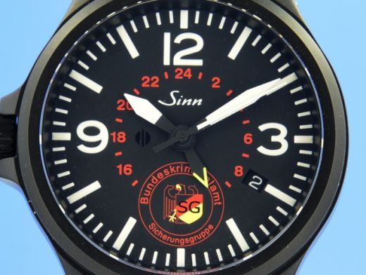 Sinn 856 S BKA SG 2. Zeitzone PVD