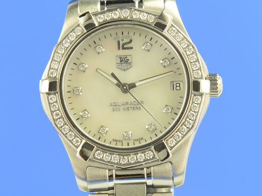 Tag heuer diamond watch best sale