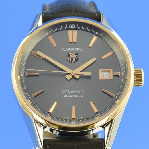 Tag heuer carrera calibre 5 rose gold top