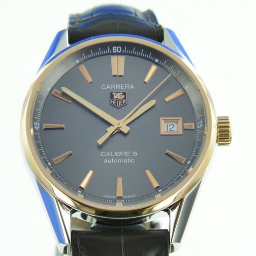 TAG Heuer Carrera Calibre 5 Automatik Stahl Rosegold WAR215E WAR215E