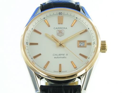 Tag heuer carrera 18k gold automatic watch outlet