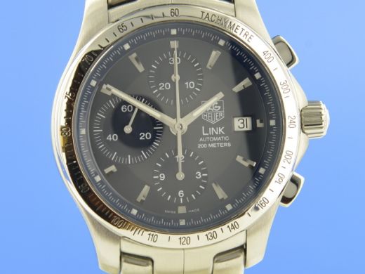 TAG Heuer LINK Blue Dail Chronograph