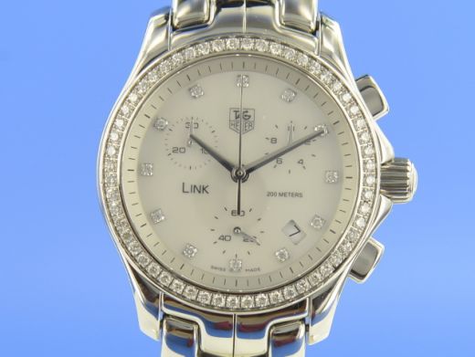 TAG Heuer LINK Damen Chronograph Brillanten