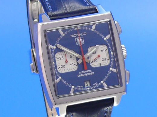 TAG Heuer Monaco Steve McQueen Re-Edition blau