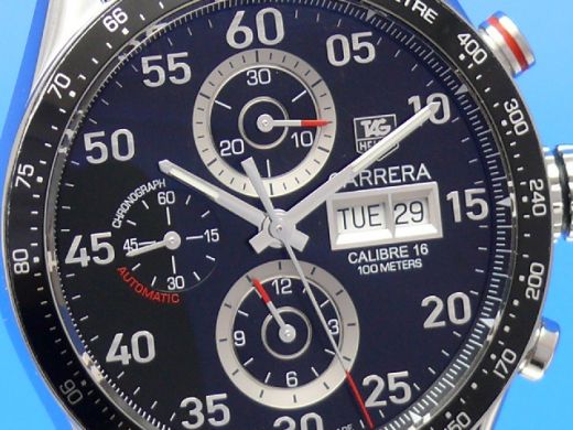Tag Heuer Carrera Calibre 16 Day Date Chronograph 43mm CV2A10 BA0796