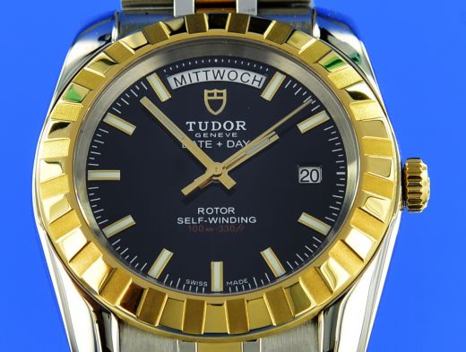 Tudor Classic Date-Day 41 mm Stahl/Gold 23013