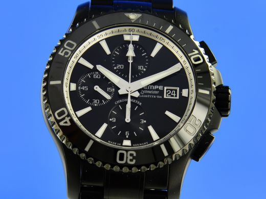 Wempe Zeitmeister Sport Taucher Chronograph DLC Chronometer WM690004