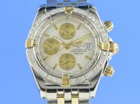 Breitling Chronomat Evulotion aftermarket diamond bezel