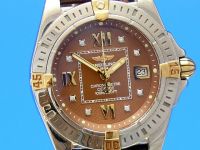 Breitling Lady Cockpit 32 Stahl / Gold Diamanten