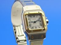 Cartier Santos Damen Stahl/Gold