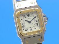 Cartier Santos Stahl/Gold Automatik Damen