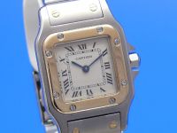 Cartier Santos Stahl/Gold Damen