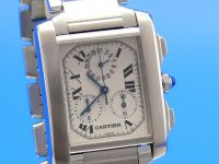 Cartier Tank Francaise Chronoflex Chronograph