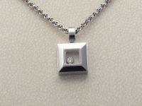 Chopard HAPPY DIAMOND in 750/- Weigold Kette mit Anhnger
