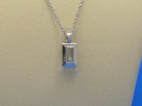 Chopard Happy Diamonds Squares Anhnger&Kette 18K/750 WG
